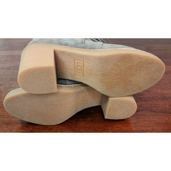 UGG Corin Slip On Suede Block Heel Ankle Boots Bootie Women's Size 6 1018642 - Picture 7 of 9